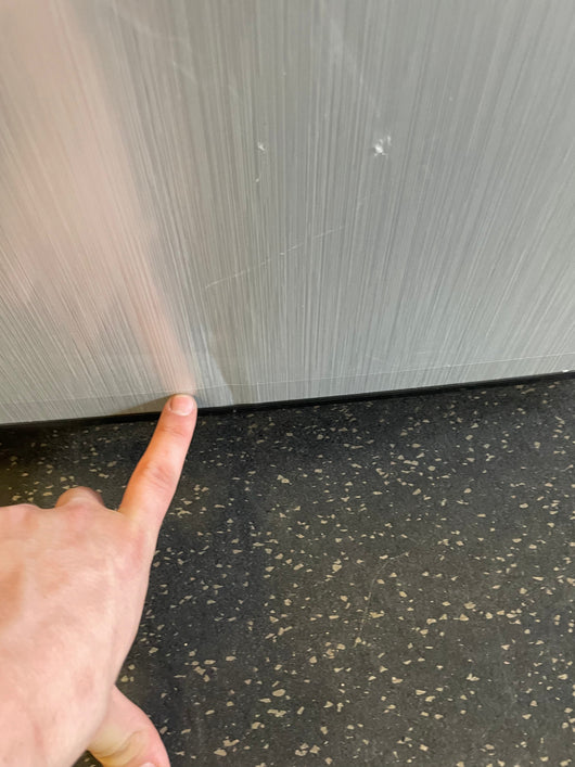 Magic Chef 3.3 cu. ft. Mini Fridge in Stainless Look! (NEW - Scratch/DENT From Shipping - Photos shown