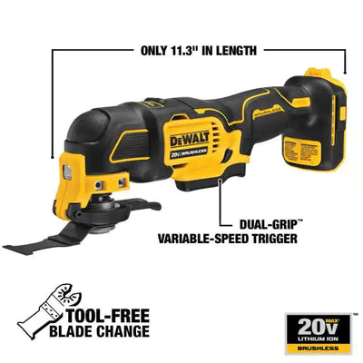 ATOMIC 20-Volt MAX Cordless Brushless Oscillating Multi-Tool (Tool-Only)**New in Box**