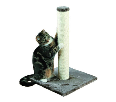 TRIXIE Parla Scratching Post, Durable Sisal Rope, 24.5" Tall, Gray- NEW AND ASSEMBLED!!!