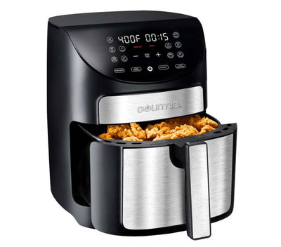 Gourmia 7-Qt Digital Air Fryer with Guided Cooking, Easy Clean, Stainless Steel- NEW IN BOX!!!!