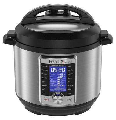 Instant Pot Ultra, 10-in-1 Pressure Cooker, Slow Cooker, Rice Cooker, Yogurt Maker, Cake Maker, Egg Cooker, Sauté, and more, Includes App With Over 800 Recipes, Stainless Steel, 6 Quart**New in box**