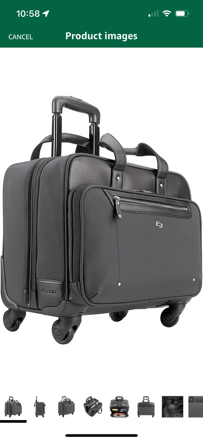 Solo Gramercy Rolling Laptop Bag!! BRAND NEW!!