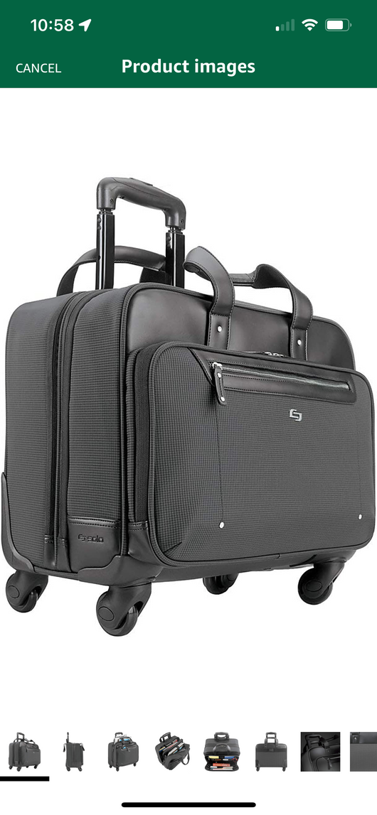 Solo Gramercy Rolling Laptop Bag!! BRAND NEW!!