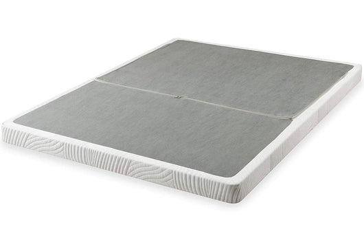 ZINUS No Assembly Metal Box Spring / 4 Inch White Mattress Foundation / Sturdy Metal Structure, Queen**New in Box**