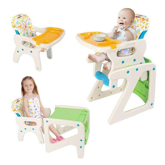 Sejoy 3 in 1 Baby High Chair Convertible Play Table Seat Booster Toddler Feeding Tray**New in box**