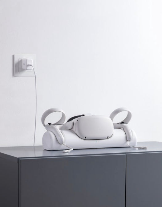 Anker Charging Dock for Oculus Quest 2, Oculus Certified Charging Station Stand Set, Headset Display Holder and Controller Mount Station with 2 Rechargeable Batteries, USB-C Charger and Cable- NEW IN BOX (FACTORY SEALED)!!!!
