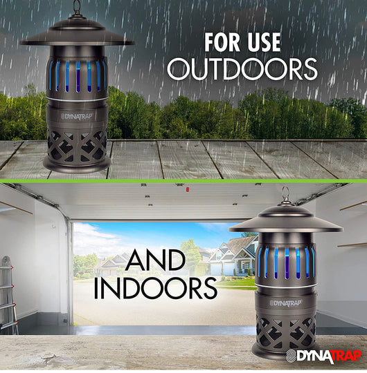 DynaTrap 1/2 Acre Copper Insect and Mosquito Trap with 2 Replacement Bulbs- New in box
