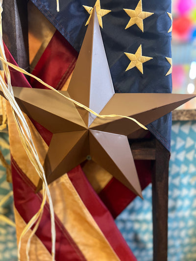 Handmade American Flag Ladder