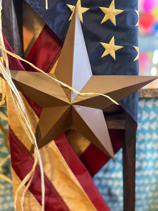 Handmade American Flag Ladder