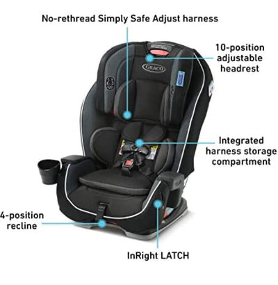 Graco Milestone 3 in 1 Car Seat, Infant to Toddler Car Seat, Gotham**New in box**