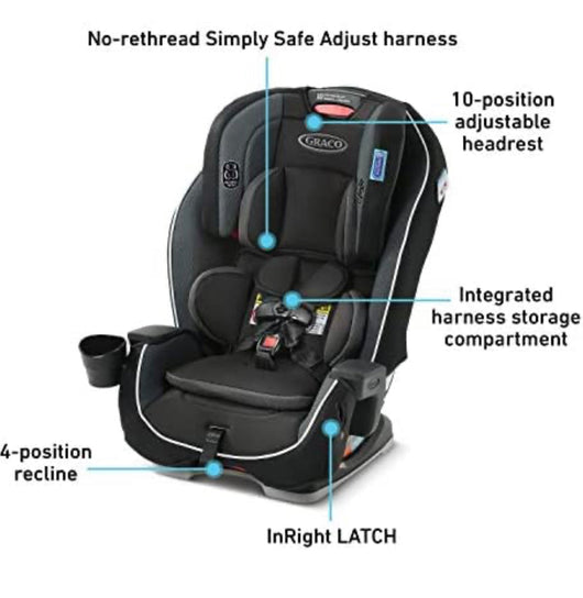 Graco Milestone 3 in 1 Car Seat, Infant to Toddler Car Seat, Gotham**New in box**