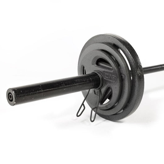 CAP Barbell Olympic Weight Set, 110 lbs.**New missing one weight clip**