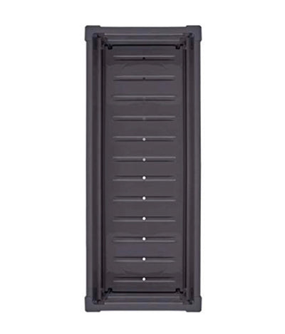 Nuvue Products Polymer with Woodgrain Texture Elevated Garden Box, Dark Greg- NEW IN BOX!!!
