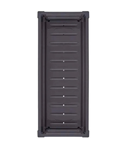 Nuvue Products Polymer with Woodgrain Texture Elevated Garden Box, Dark Greg- NEW IN BOX!!!