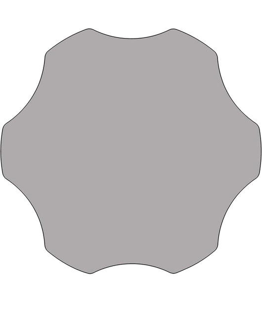 Flash Furniture 60'' Flower Grey Thermal Laminate Activity Table - NEW IN BOX! (TABLE TOP ONLY, NO LEGS!)