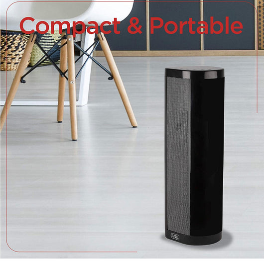 BLACK+DECKER Ceramic Space Heater with Adjustable Thermostat, Tower Heater for Vertical or Horizontal Use, Portable Heater & Tower Fan with 3 Settings, Oscillating Electric Heater- NEW IN BOX!!!