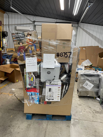 Jumbo liquidation pallet load number 8757