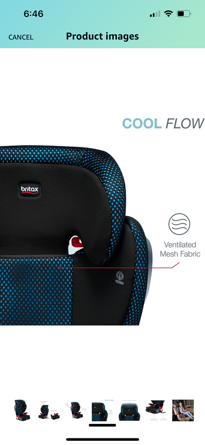 Britax Highpoint 2-Stage Belt-Positioning Booster Car Seat, Teal - Highback and Backless Seat- NEW IN BOX!!!