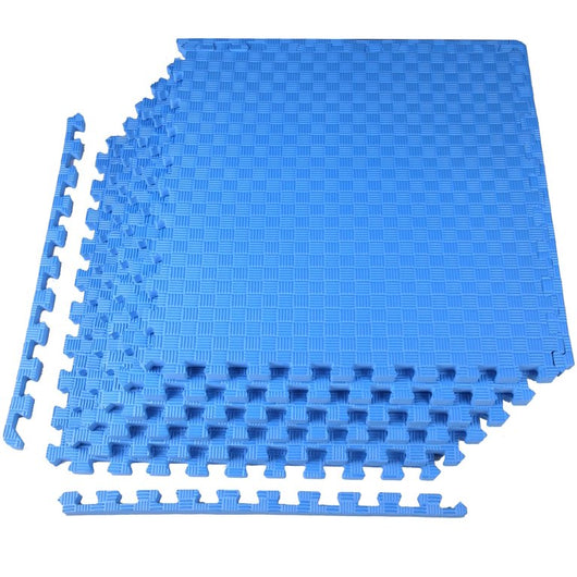 BalanceFrom 1" EXTRA Thick Puzzle Exercise Mat with EVA Foam Interlocking Tiles for MMA, Exercise, Gymnastics and Home Gym Protective Flooring, 24 Square Feet**New**