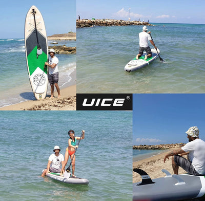 UICE Grey Wood Inflatable Stand Up Paddle Board- NEW IN BOX!!!