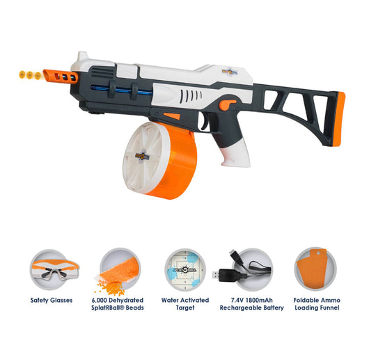 SPLATRBALL SRB1200 Full Auto Rechargeable Battery Powered Water Bead Blaster Kit (new in the box)