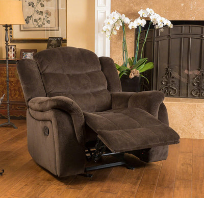 Christopher Knight Home Hawthorne Glider Recliner, Chocolate (new and assembled)