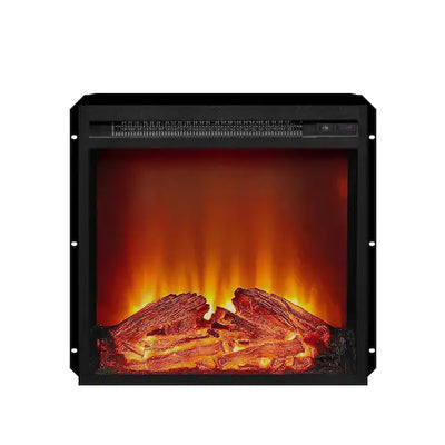 AltraFlame 18 in. x 18 in. Glass Front Electric Fireplace Insert, Black- NEW IN BOX!!!