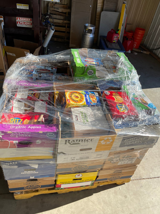 C-STCO BEVERAGE AND SNACKS GROCERY PALLET     NUMBER 1837     MOST DATES ARE GOOD      $159