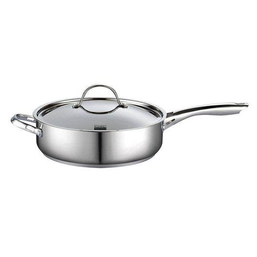 Cooks Standard Classic 5 Quart, 11" Stainless Steel Deep Saute Pan with Lid**New in Box**