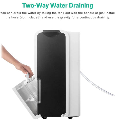 CLEVAST 3,000 Sq. Ft Energy Star 35 Pints Dehumidifier with Reusable Air Filter- open box item