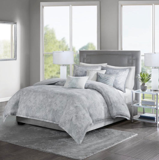 Home Essence Karlene 6 Piece Cotton Sateen Duvet Cover Set- NEW IN BAG!!!