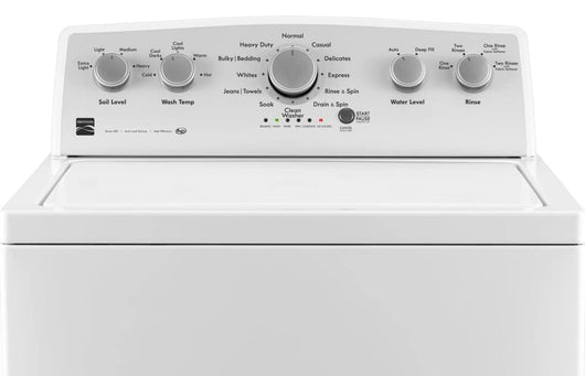 Kenmore 28" Top-Load Washer with Triple Action Agitator and 4.2 Cubic Ft. Total Capacity, White!  -Brand new never used (Dented from shipping, photos shown - Was tested in spin and works perfectly)
