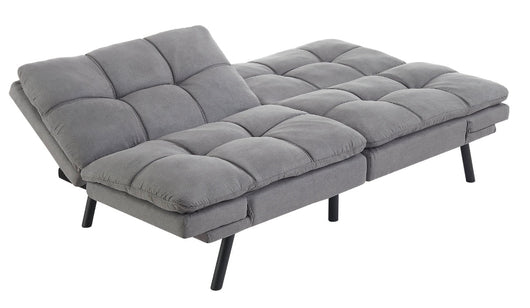 Mainstays Memory Foam Futon, Gray Faux Suede!! NEW IN BOX!!