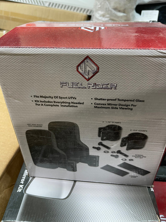 FUEL RIDER UTV-RVMP-01 UTV SIDE MIRROR KIT 2-PACK ADJUSTABLE- new in the box