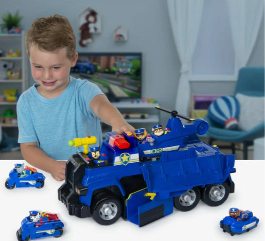 PAW Patrol, Chase’s 5-in-1 Ultimate Cruiser with Lights and Sounds, for Kids Aged 3 and up- NEW IN BOX!!!