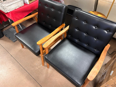 Baxton Studio Sorrento Lounge Chair, Set of 2!  -Brand new & Assembled