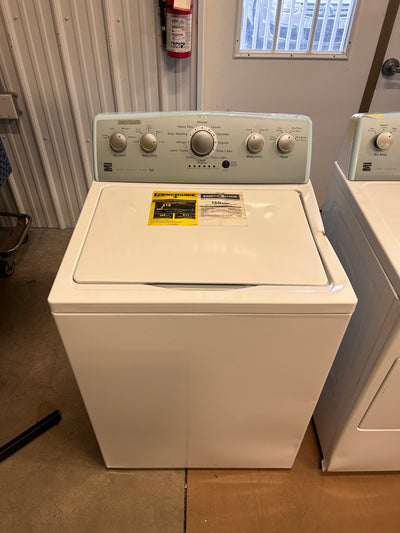 Kenmore 28" Top-Load Washer with Triple Action Agitator and 4.2 Cubic Ft. Total Capacity, White!  -Brand new never used (Dented from shipping, photos shown - Was tested in spin and works perfectly)