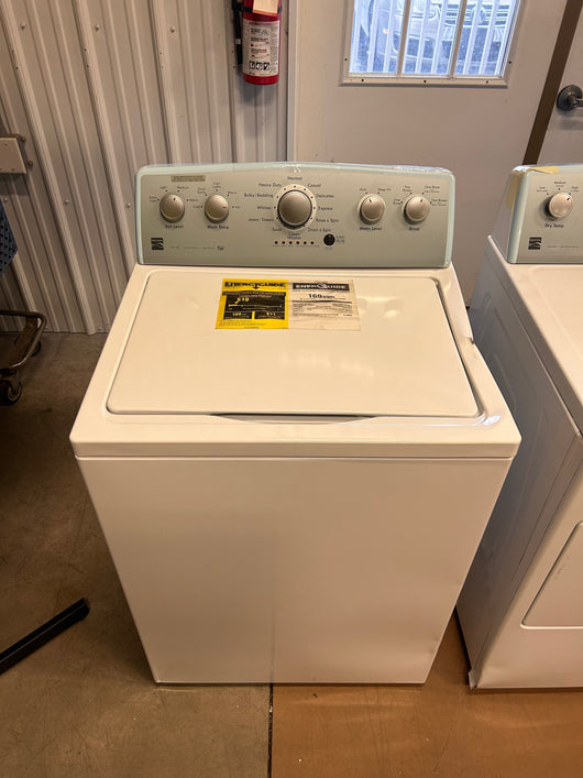 Kenmore 28" Top-Load Washer with Triple Action Agitator and 4.2 Cubic Ft. Total Capacity, White!  -Brand new never used (Dented from shipping, photos shown - Was tested in spin and works perfectly)