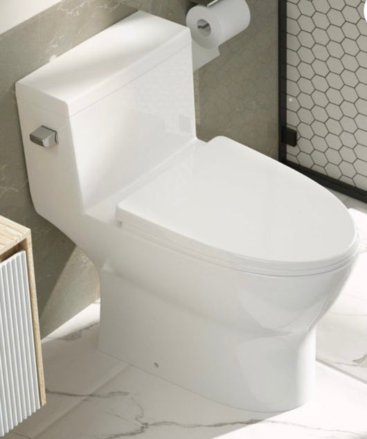 DeerValley DV-1F52626 One-Piece Toilet 1.28 GPF Standard Toilets Ceramic in White Elongated Toilets with Left Trip Lever!! NEW IN BOX!!