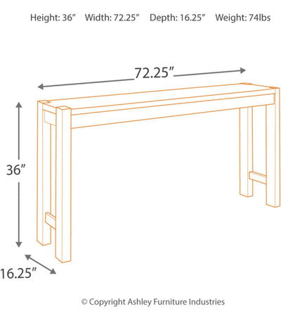 Signature Design by Ashley Furniture Torjin Urban Counter Height Dining Room Table, Two-tone Brown- NEW IN BOX!!!!