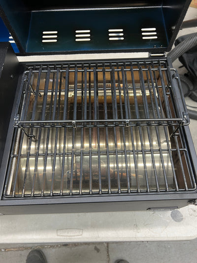 ASMOKE AS350 256-sg. in. Portable Wood Pellet BBQ Grill And Smoker Navy Blue- Used, Tested and Works Great!!!