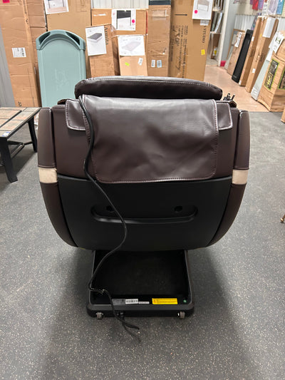 BOSSCARE Assembled Massage Chair Recliner with Zero Gravity Full Body Massage Brown!  -Brand new and assembled (Has cracked plastics on the back and is missing remote holster)