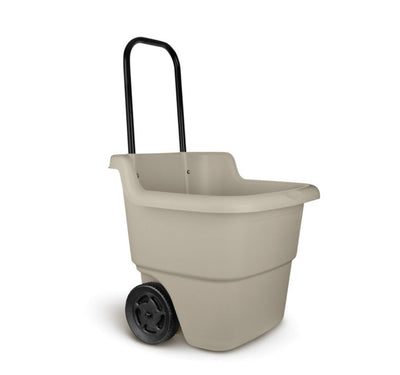 Suncast 15 Gallon Resin Rolling Lawn and Utility Cart- NEW AND ASSEMBLED!!!!