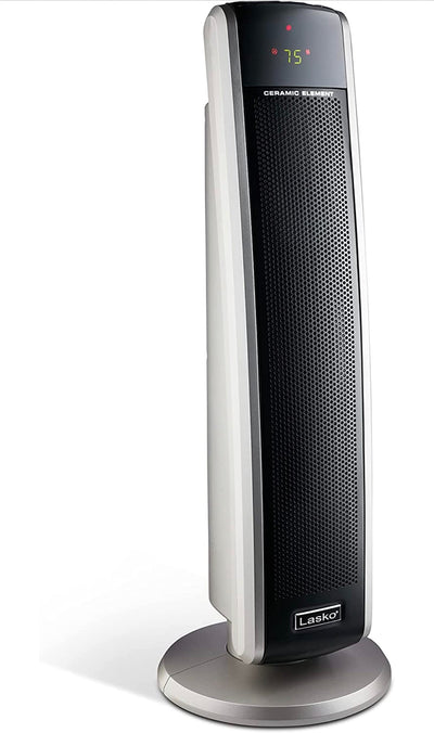 Lasko 5586 Digital Ceramic Tower Heater with Remote, Dark Grey- NEW IN BOX!!!