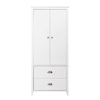 Prepac Yaletown White Armoire- NEW IN BOX!!!