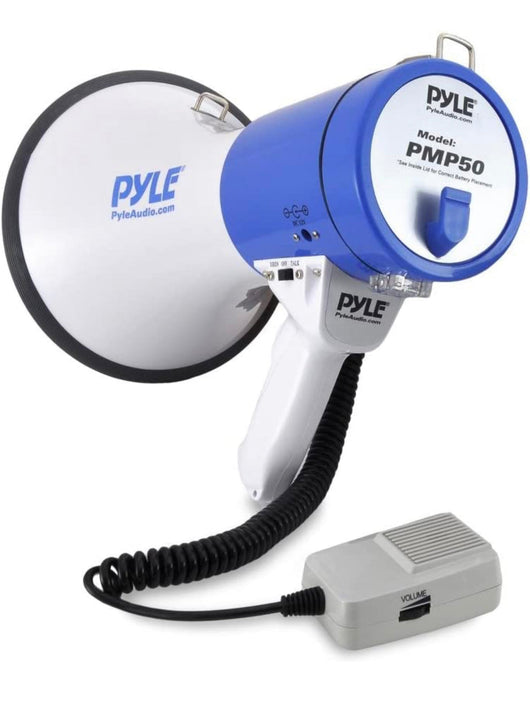 Pyle Portable Megaphone Speaker PA Bullhorn- NEW IN BOX!!!