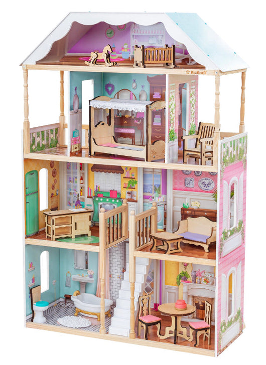 KidKraft Charlotte Classic Wooden Dollhouse with 14 accessories!! NEW IN BOX!!!