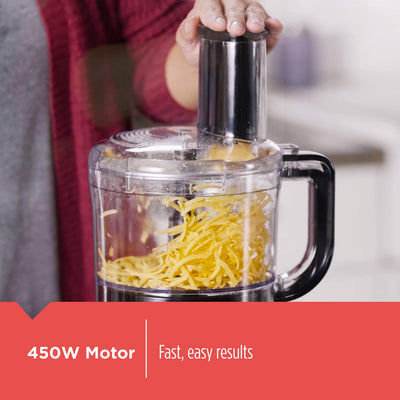 Black & Decker 3-in-1 Easy Assembly 8-Cup Food Processor, Black, FP4150B**New in box**