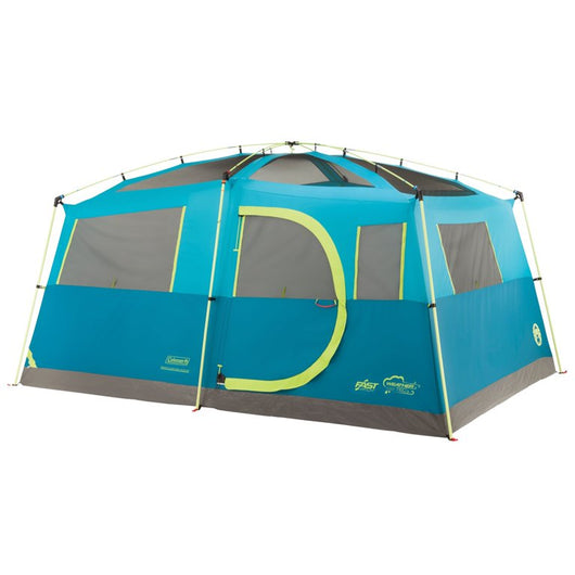 Coleman® 8-Person Tenaya Lake™ Fast Pitch™ Cabin Camping Tent with Closet, Light Blue**New**