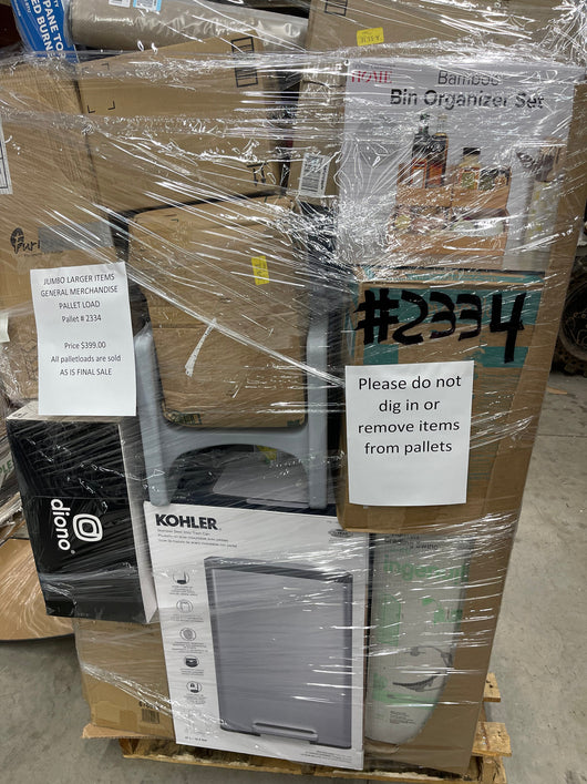 JUMBO LIQUIDATION PALLET- number 2334